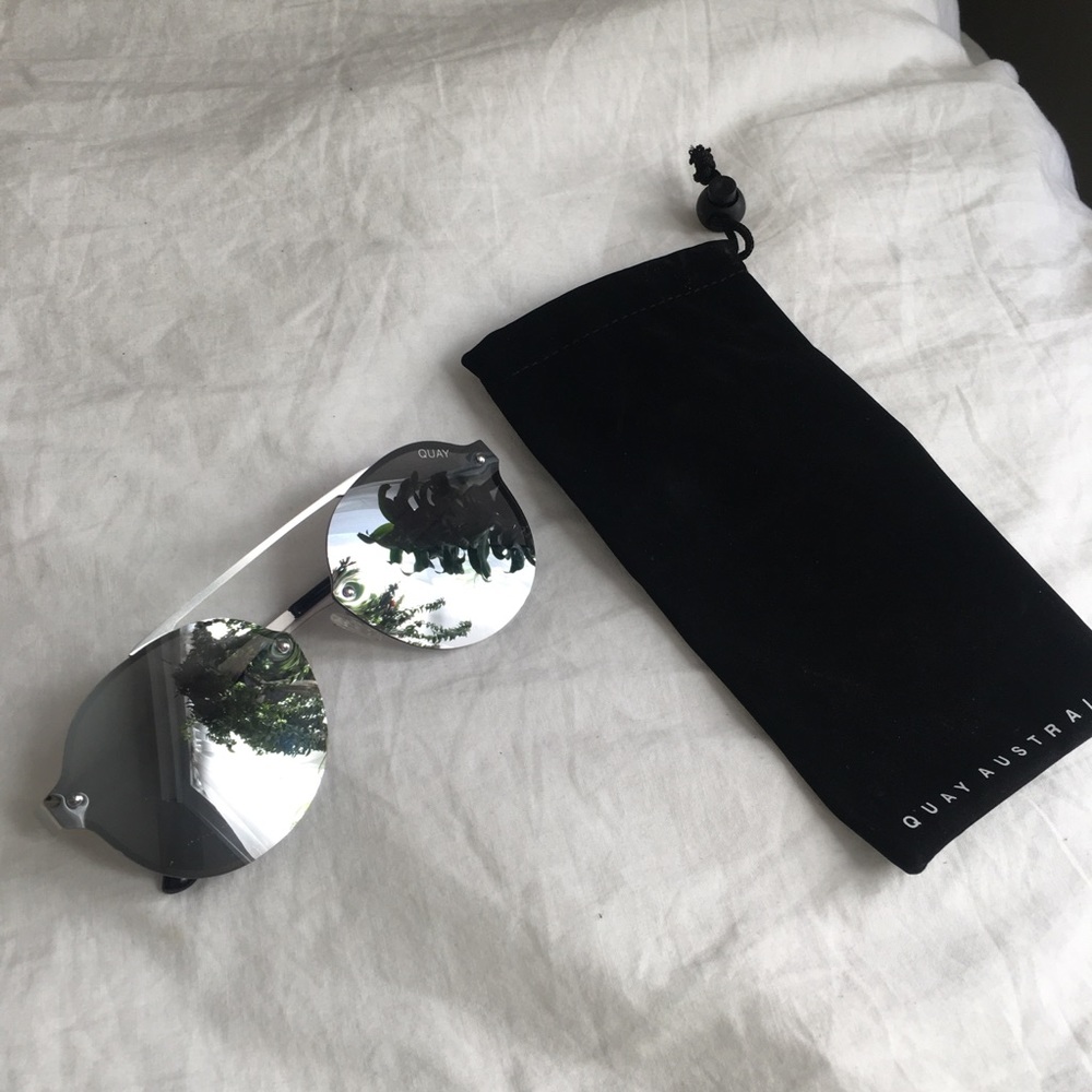 QUAY Australia Camden Heights Aviator Sunglasses
